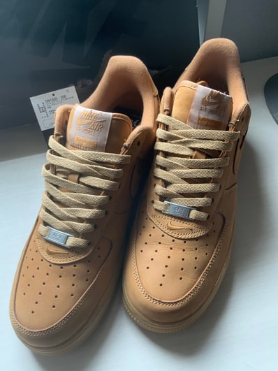 Supreme × Nike Air Force 1 Low "Flax/Wheat"