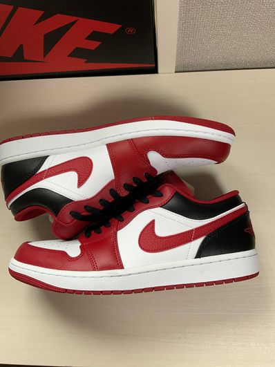 Nike Air Jordan 1 Low "White/Gym Red/Black"