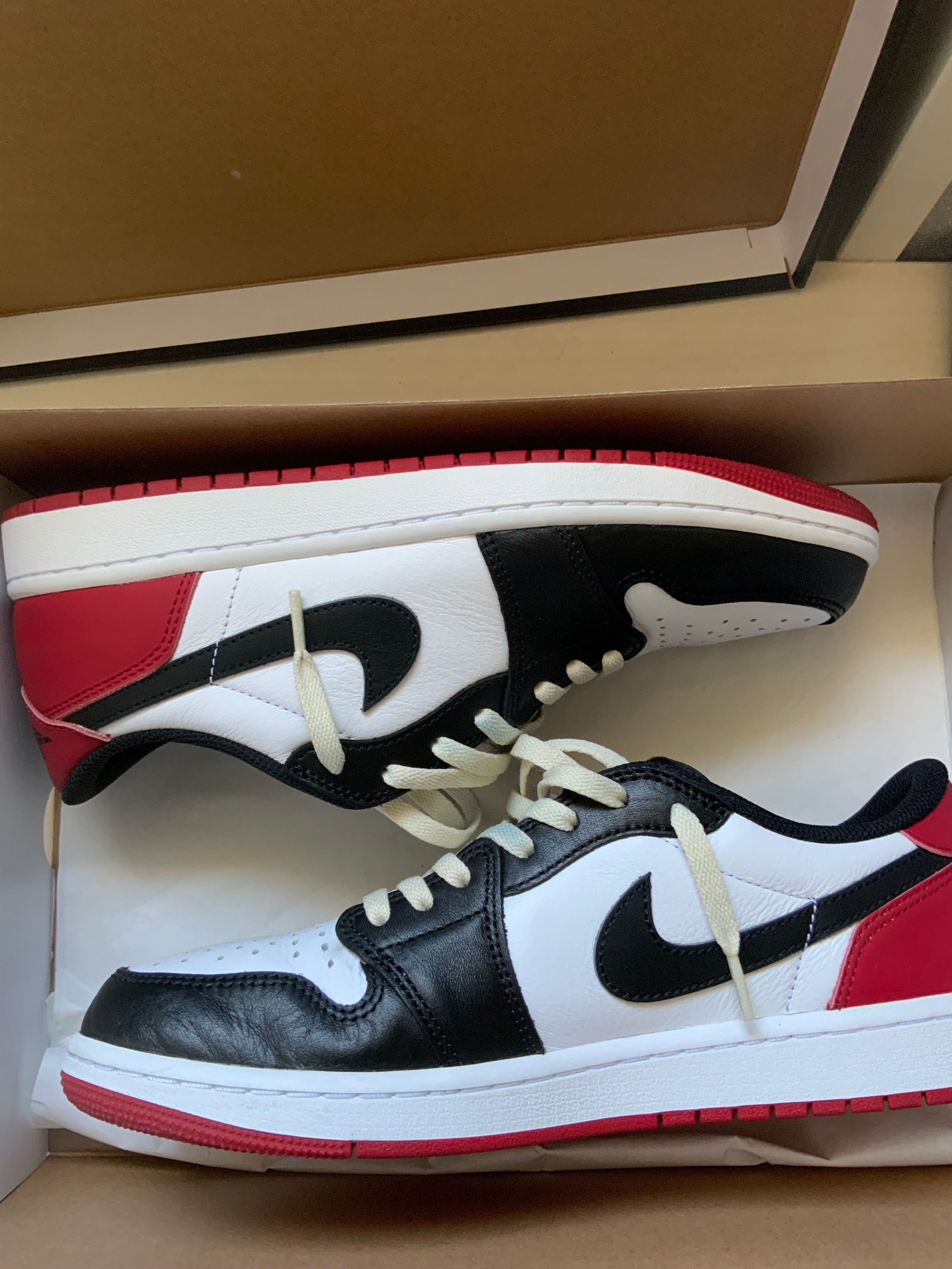 Nike Air Jordan 1 Retro Low OG "Black Toe"