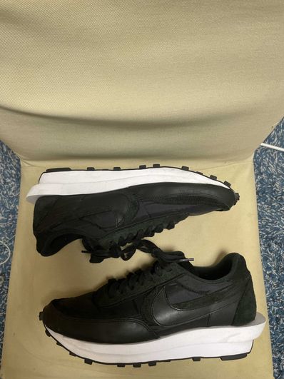 sacai × Nike LDV Waffle "Triple Black"