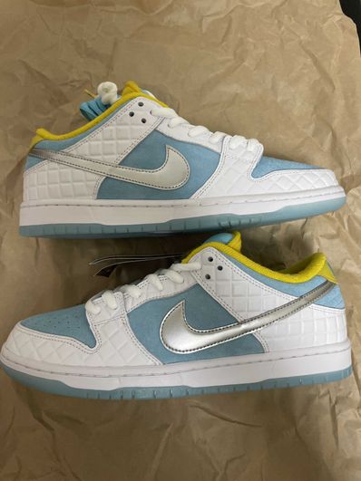 FTC × Nike SB Dunk Low "White/Blue"