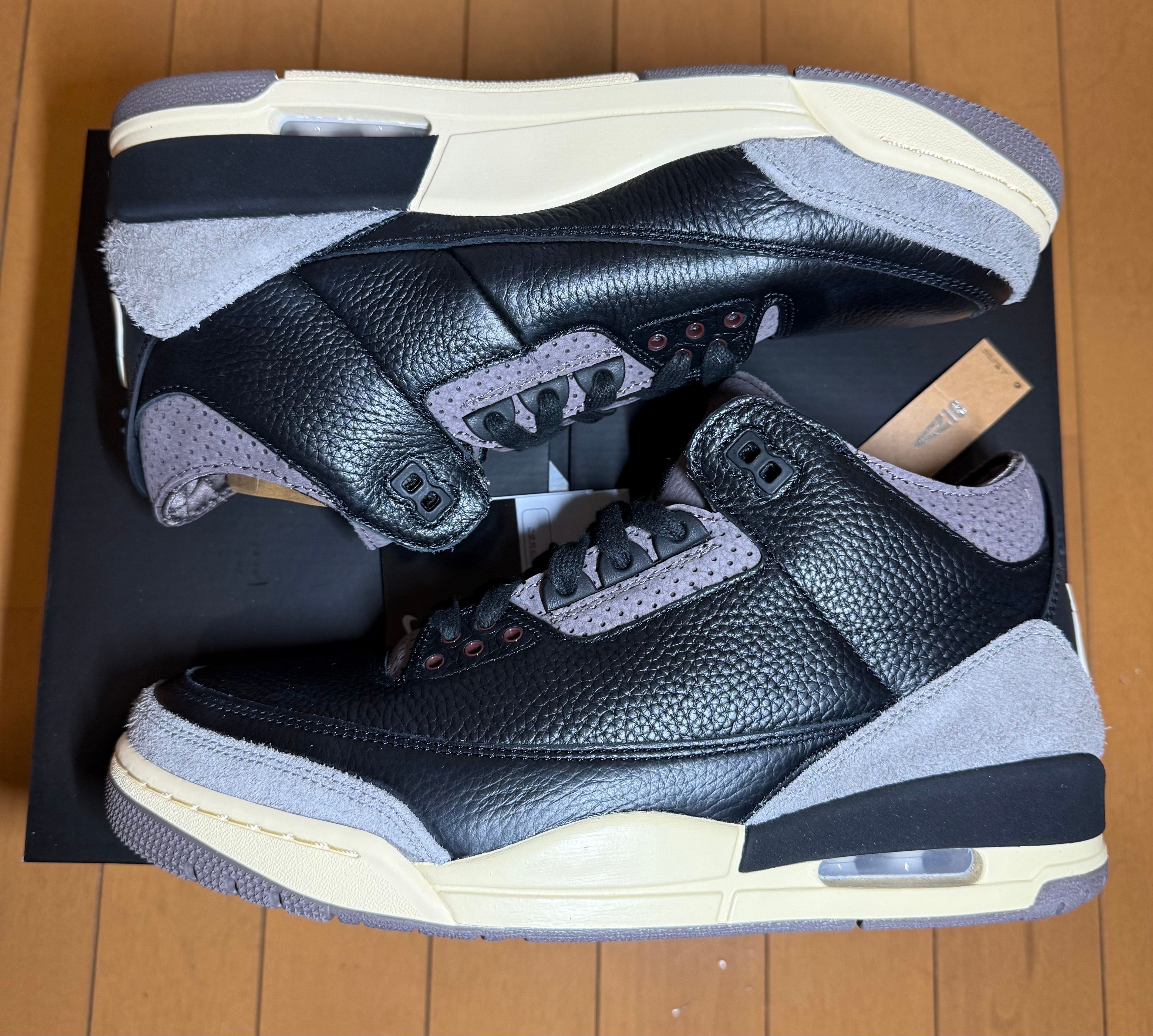 A Ma Maniere × Nike Women's Air Jordan 3 Retro OG SP "Black and Flat Pewter/WYWS"