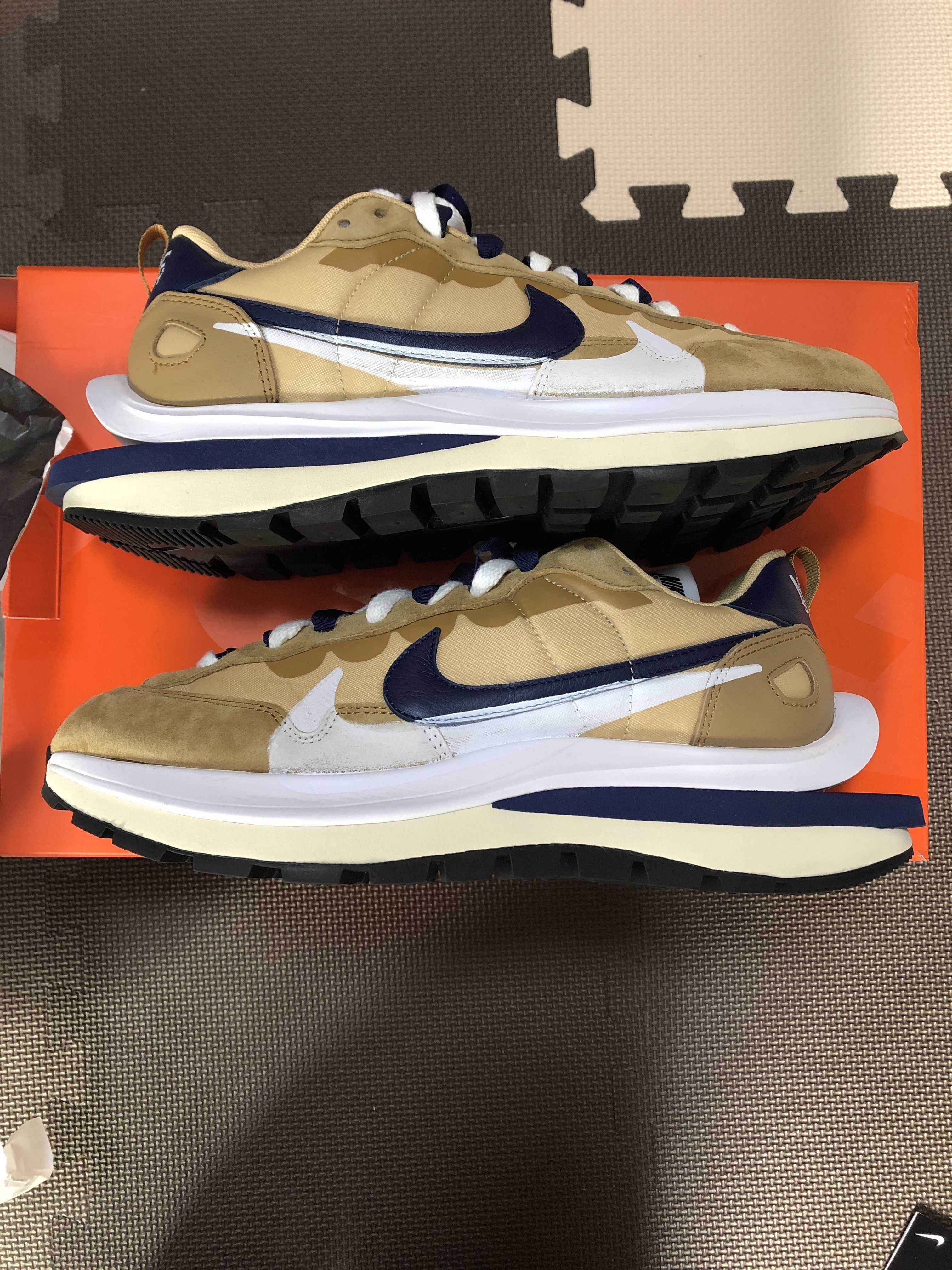Sacai × Nike Vapor Waffle "Sesame And Blue Void"