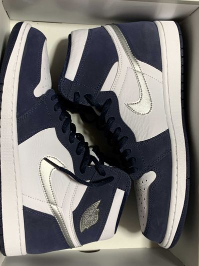 Nike Air Jordan 1 High OG CO.JP "White/Midnight Navy" (2020) (Standard Box)