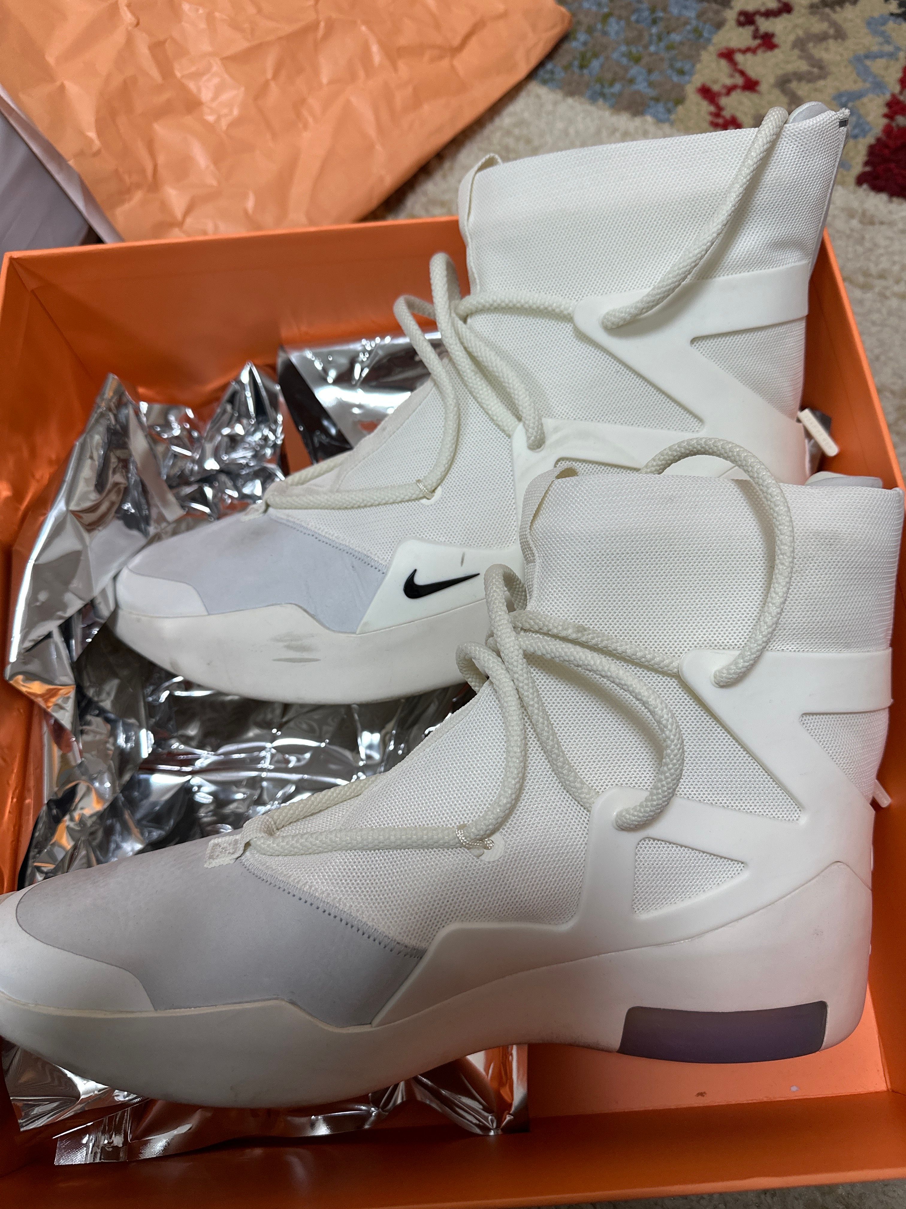 Fear Of God × Nike Air 1 "Sail Black"