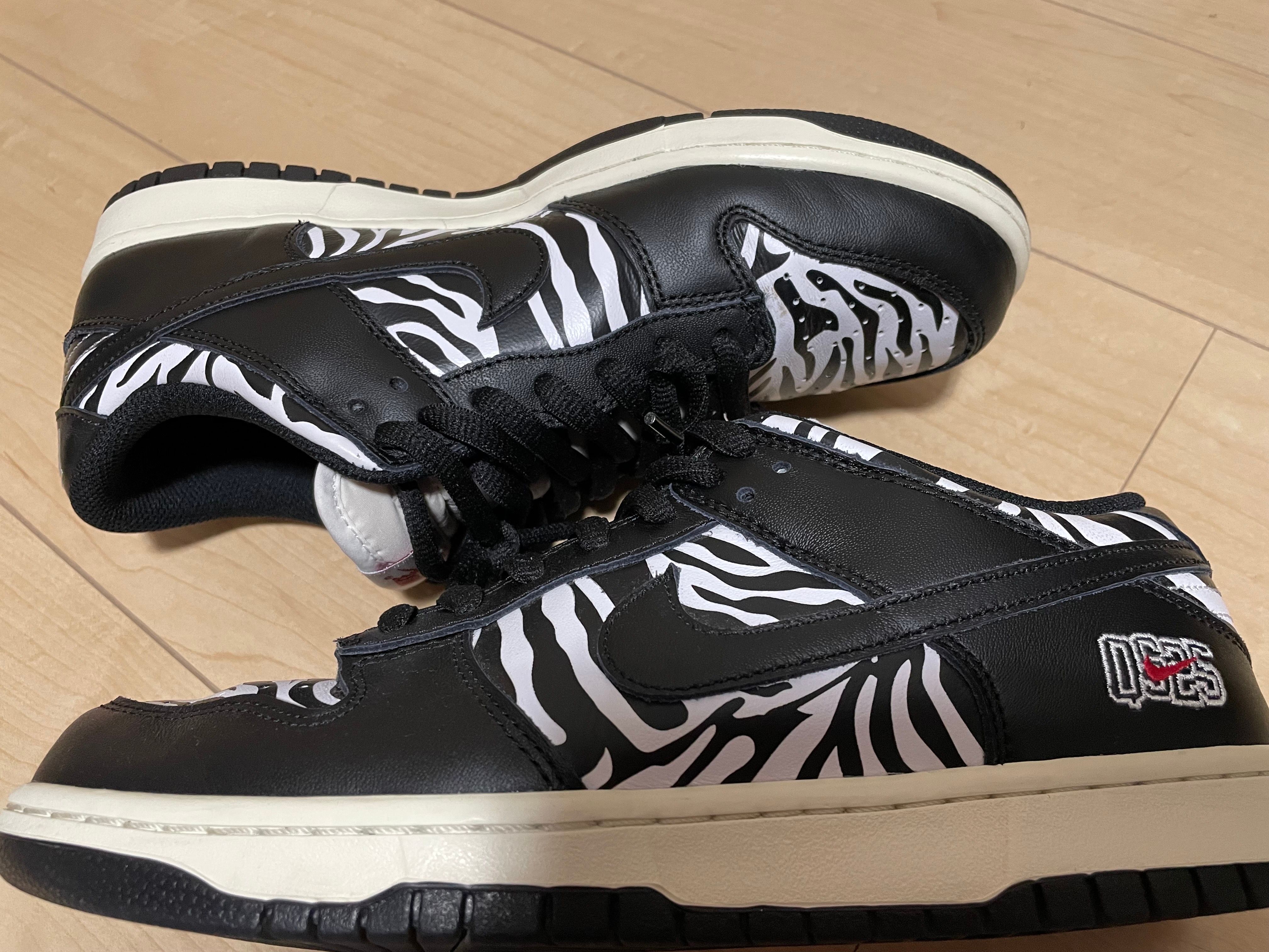 Quartersnacks × Nike SB Dunk Low "Zebra Cake/Safari"
