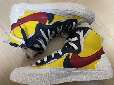 sacai × Nike Blazer Mid "Varsity Maize/Varsity Red"