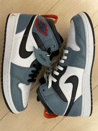 FACETASM × Nike Air Jordan 1 Mid "White/Navy"