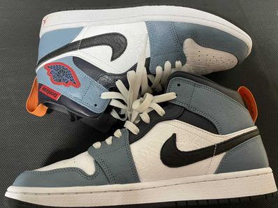 FACETASM × Nike Air Jordan 1 Mid "White/Navy"