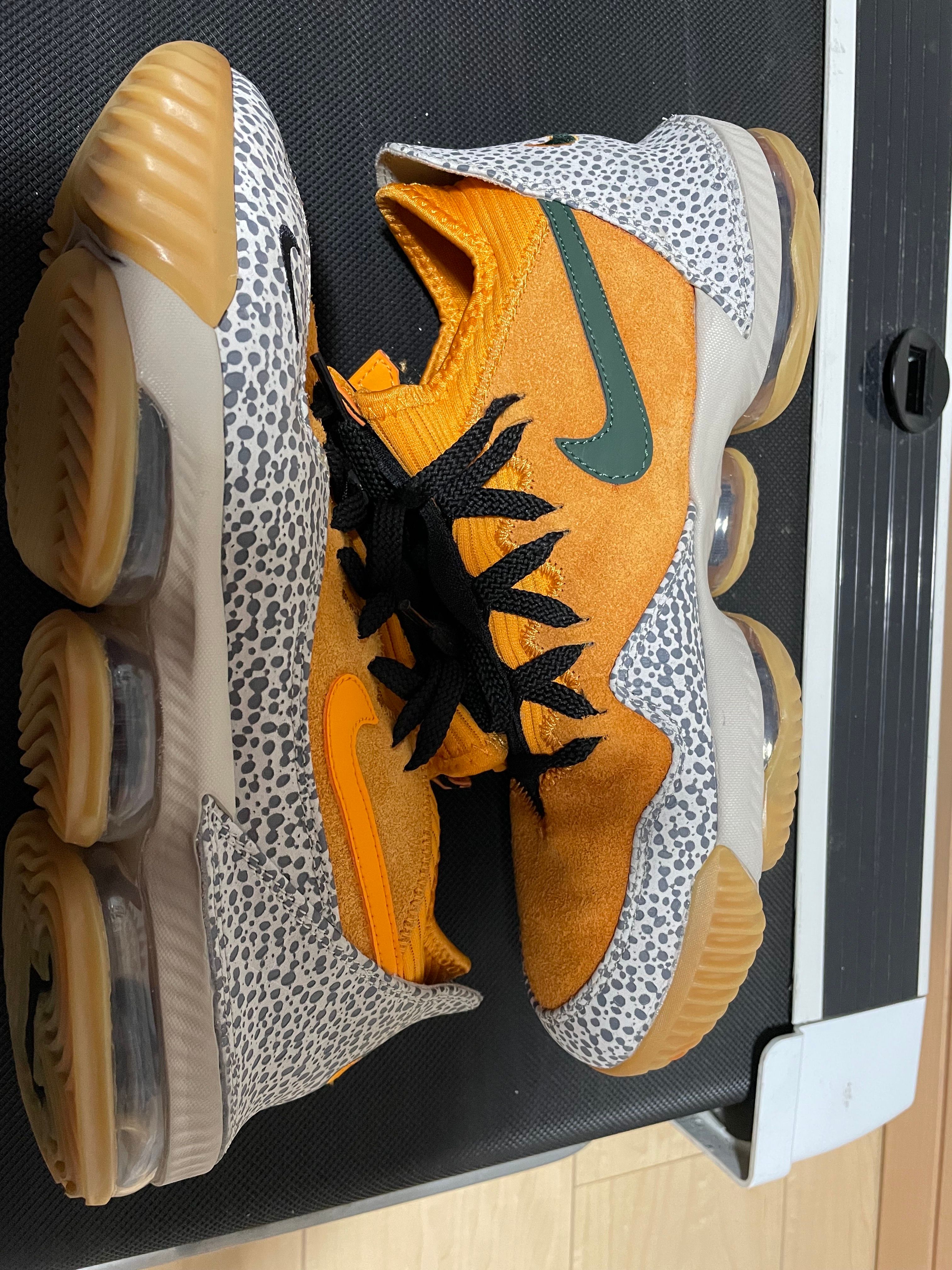 atmos × Nike LeBron 16 Low "Safari" (CD9471-800/CI3358-800)