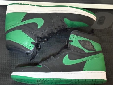 Nike Air Jordan 1 Retro High OG "Black/Pine Green" (2020)