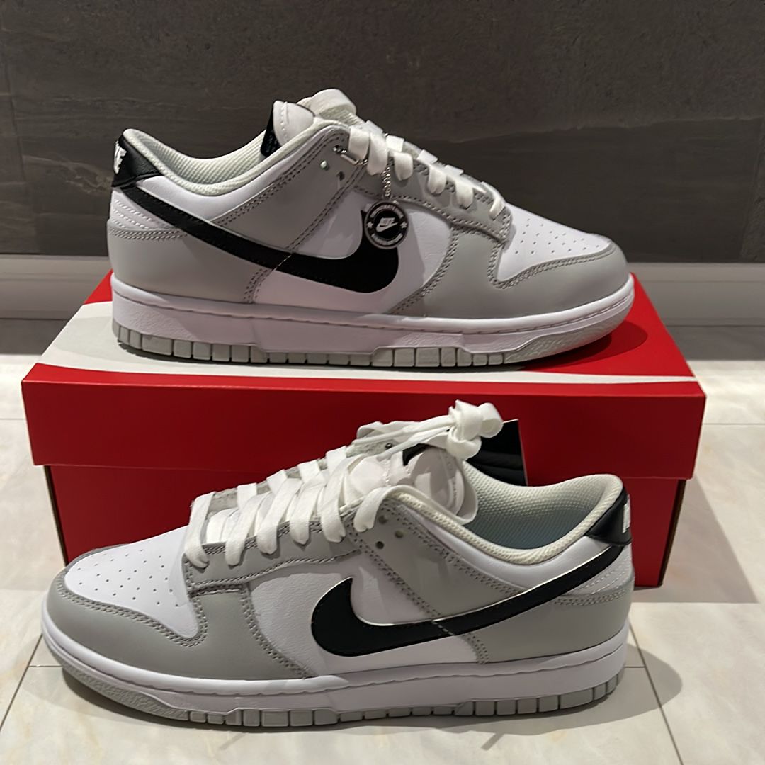 Nike Dunk Low SE Lottery "Grey Fog/Light Crimson"