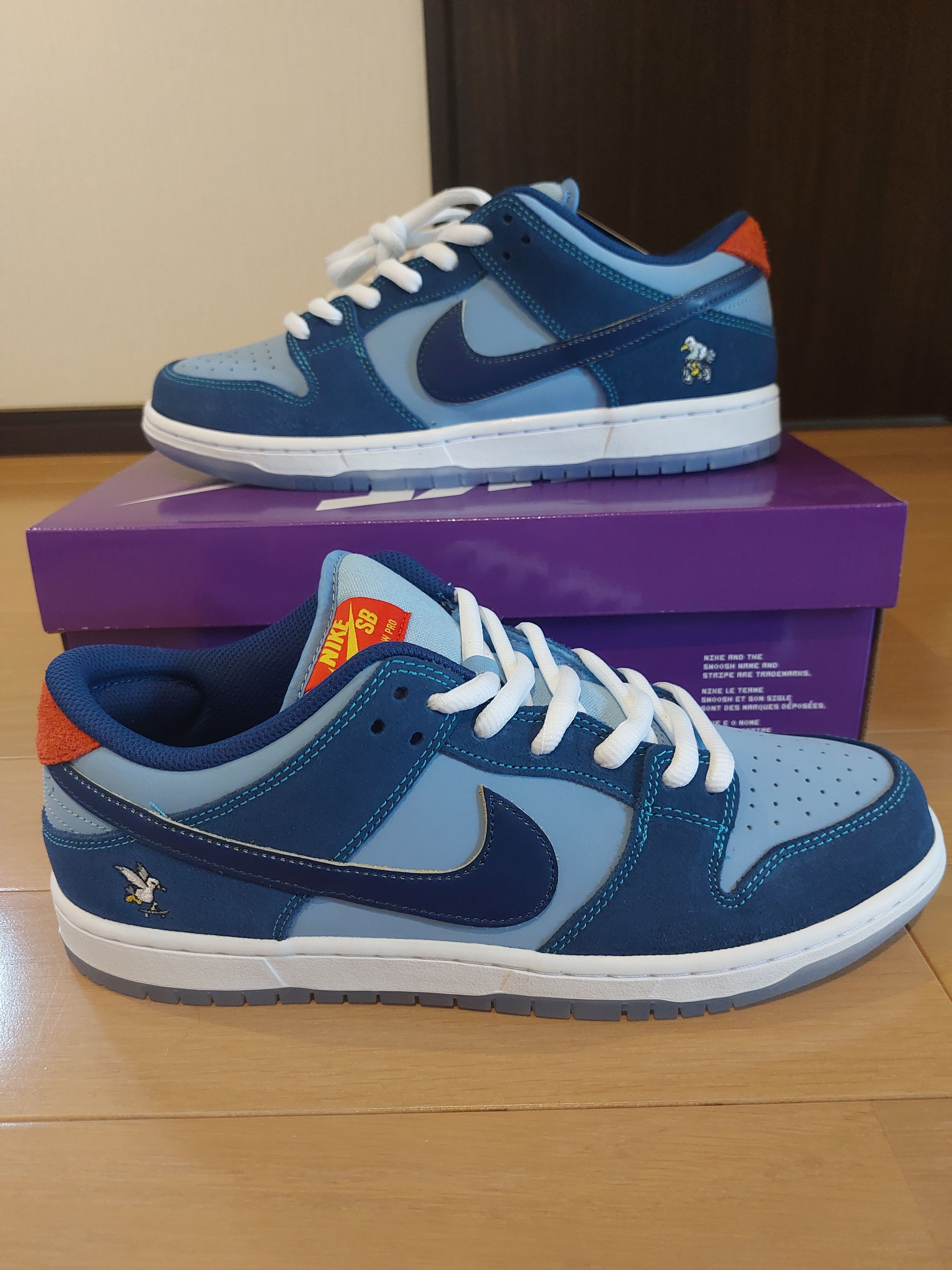 Why So Sad? × Nike SB Dunk Low "Coastal Blue/Speed Yellow-University Red"