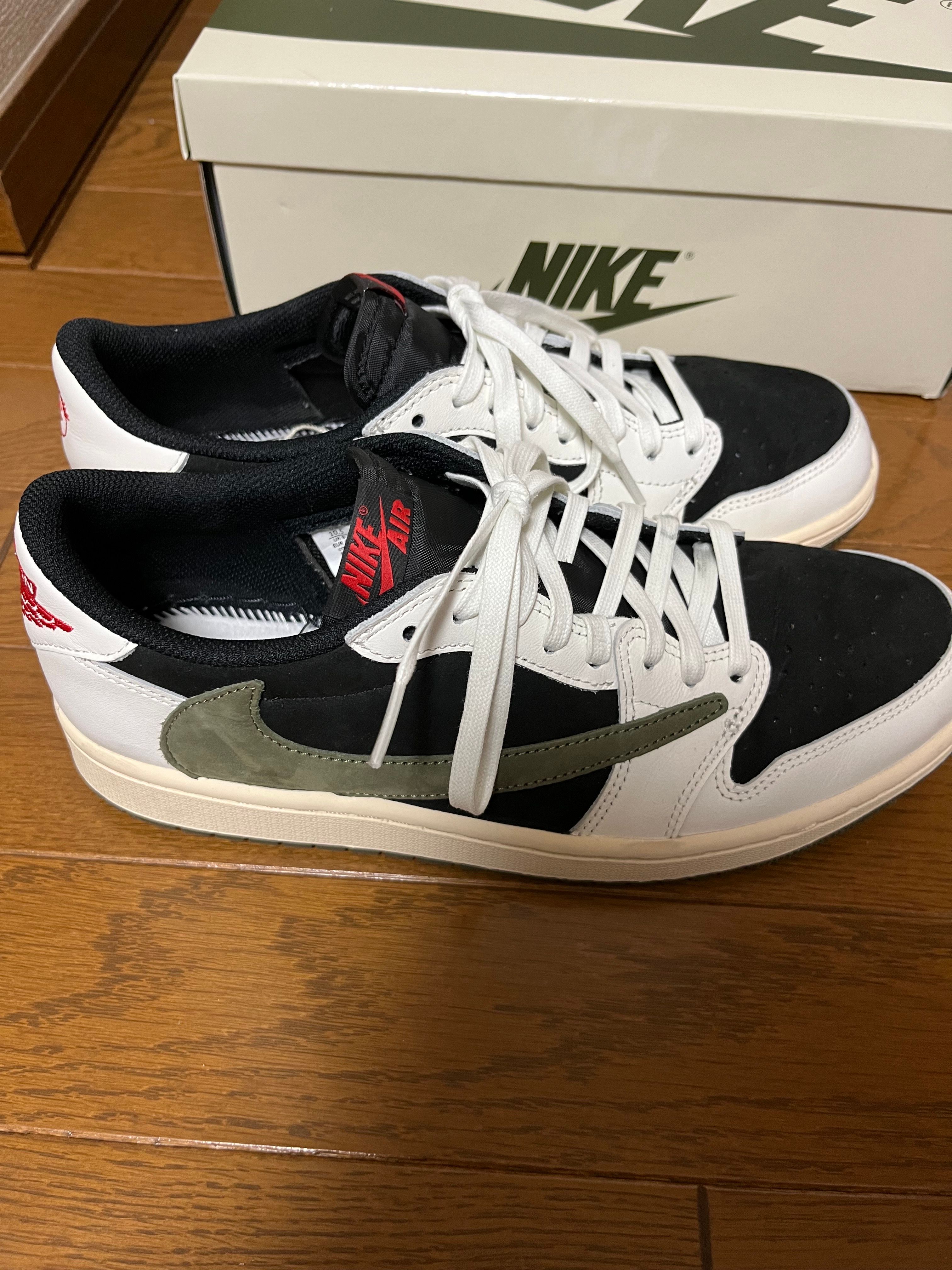 Travis Scott × Nike Women's Air Jordan 1 Low OG "Medium Olive"