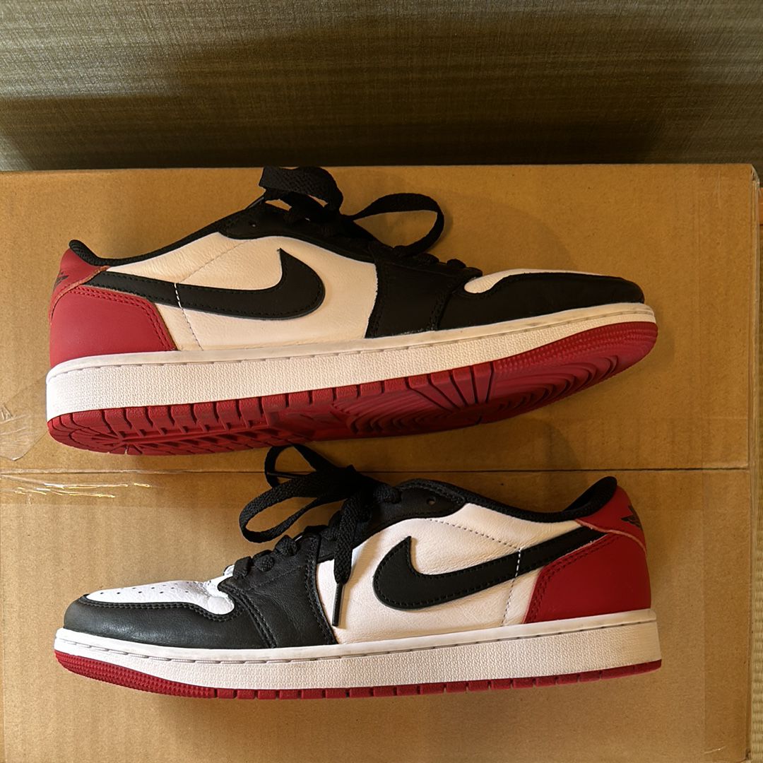 Nike Air Jordan 1 Retro Low OG "Black Toe"