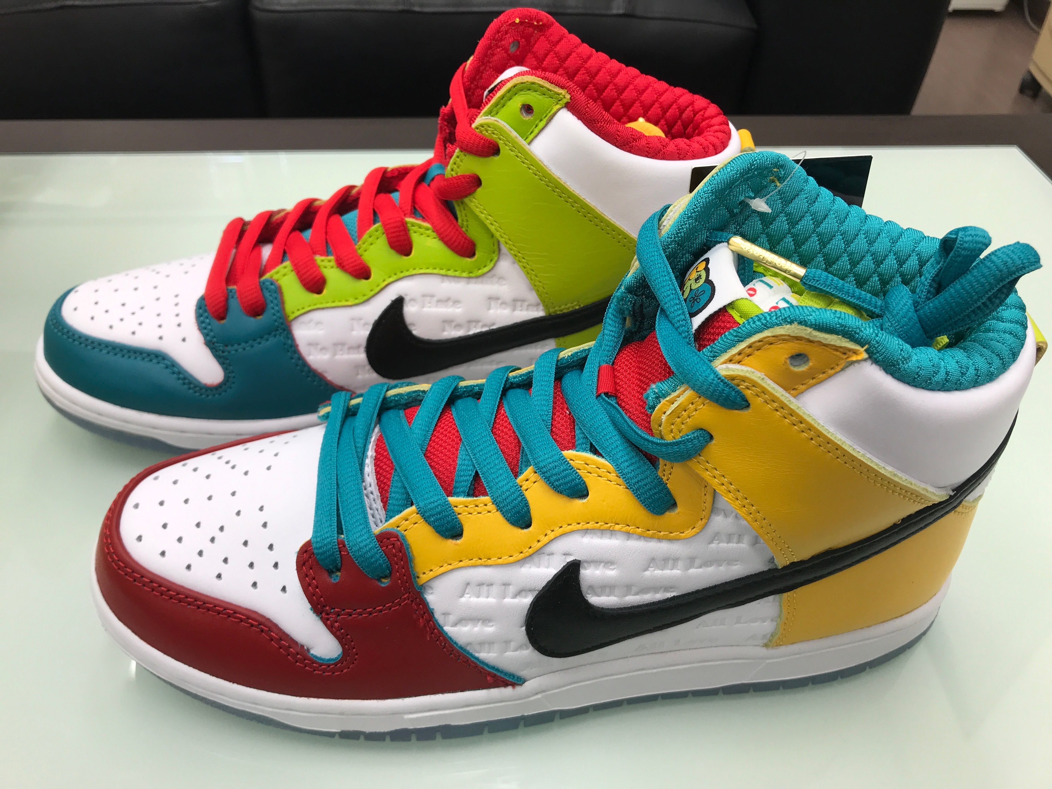 froSkate × Nike SB Dunk High Pro QS "All Love"