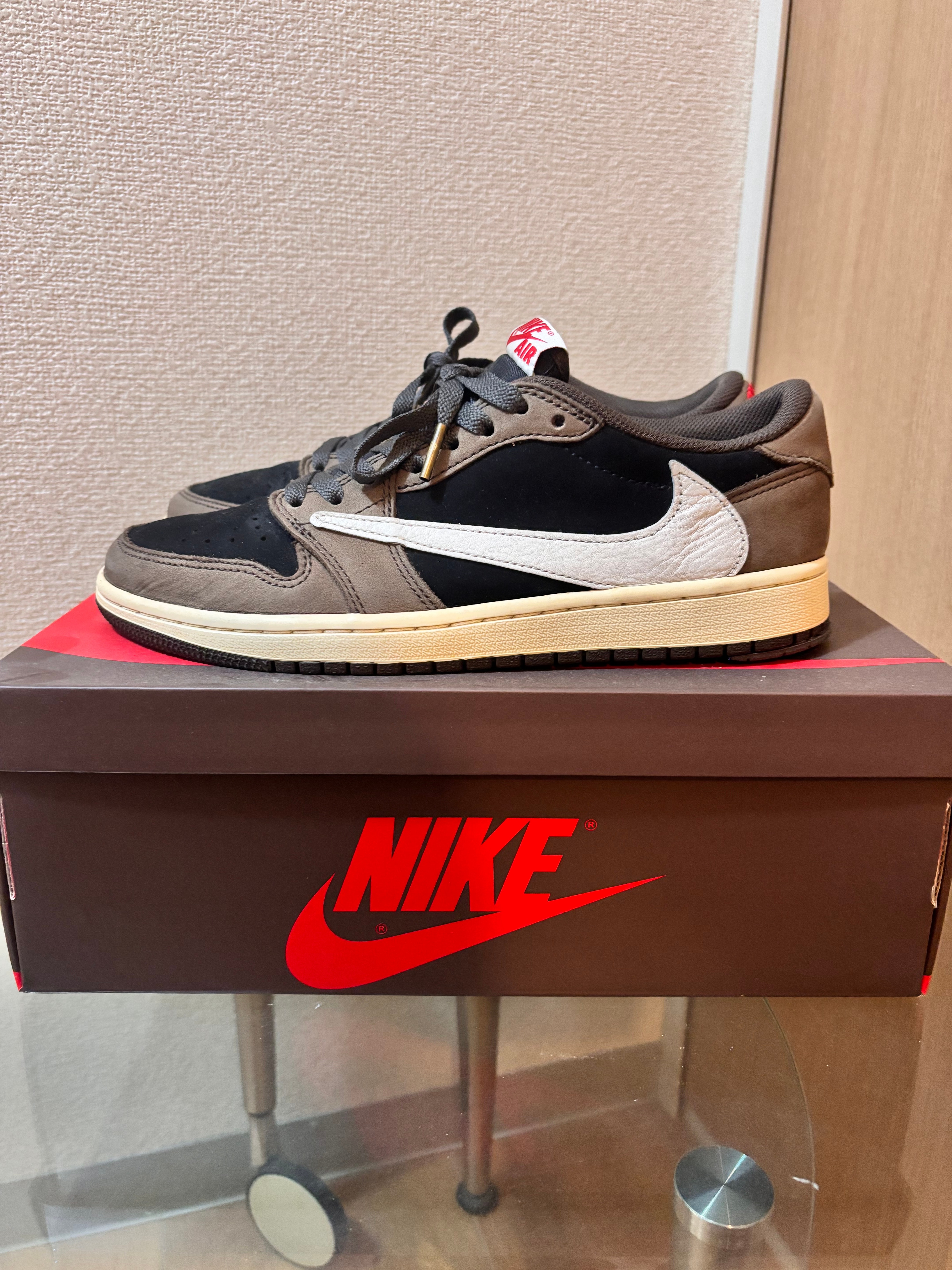 Travis Scott × Nike Air Jordan 1 Low OG SP-T "Black/Dark Mocha"