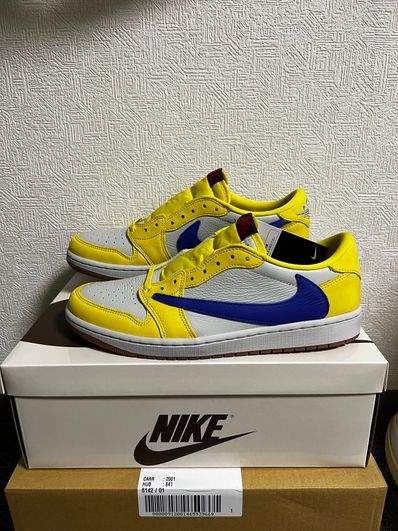 Travis Scott × Nike Women's Air Jordan 1 Retro Low OG "Canary"
