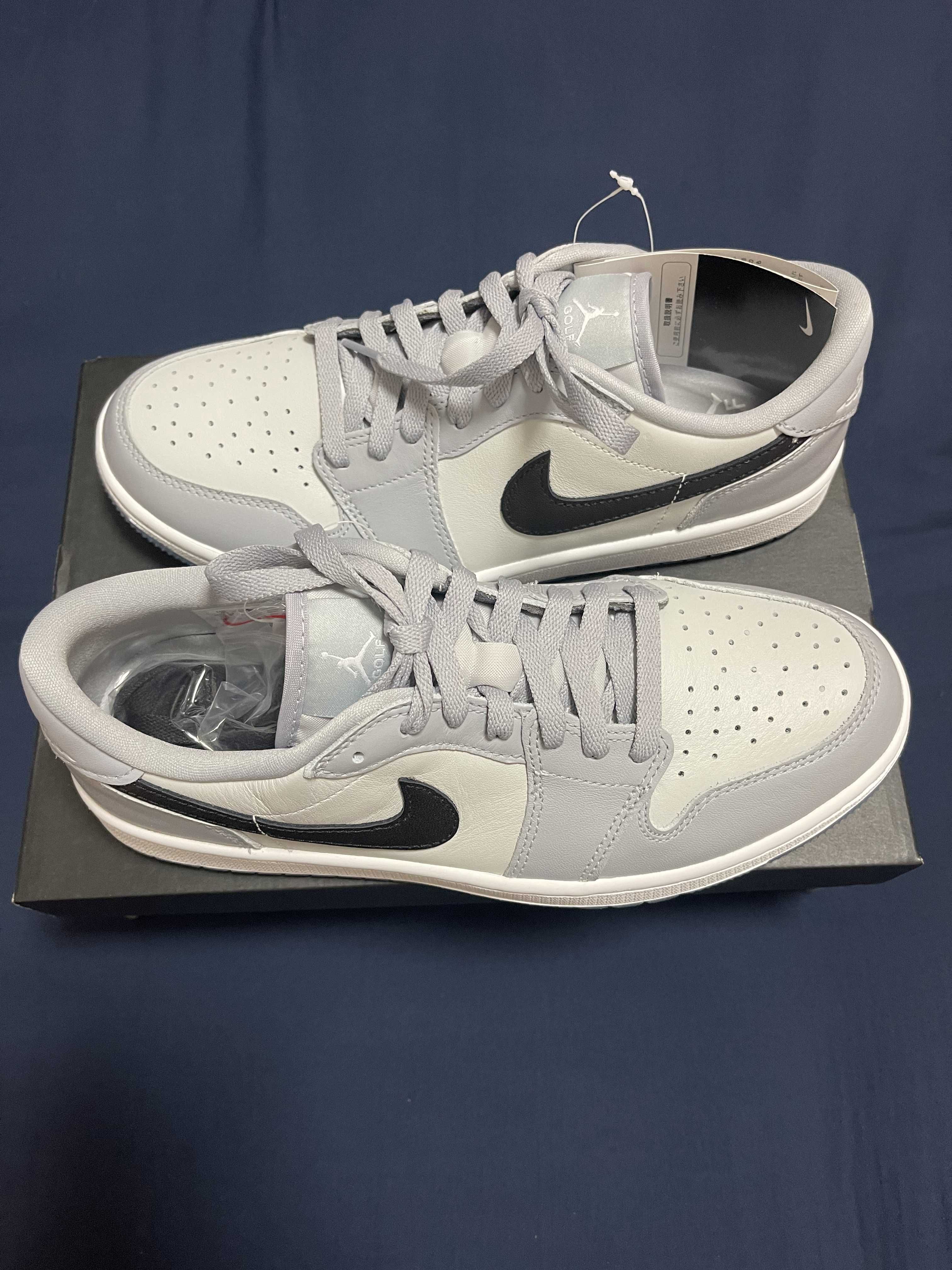 Nike Air Jordan 1 Low Golf "Wolf Grey/Photon Dust/White/Black"