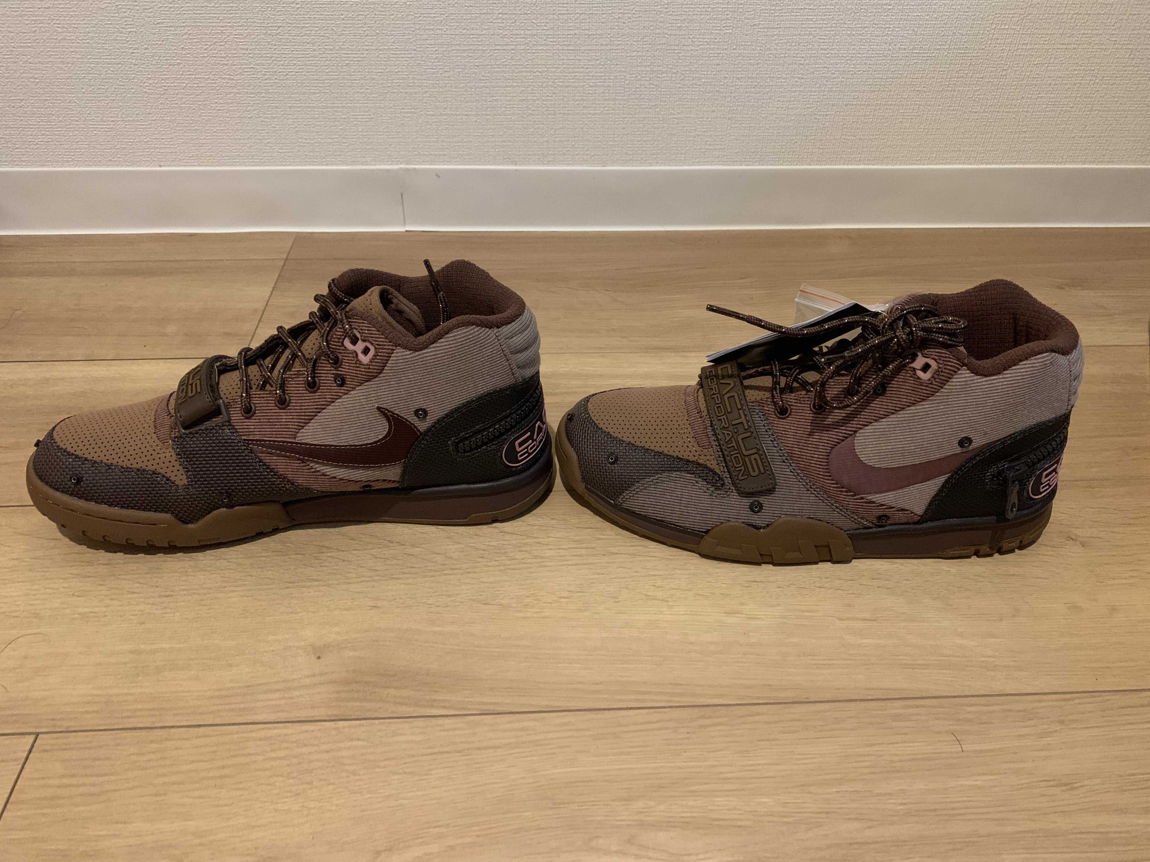 Travis Scott x Nike Air Trainer 1 SP "Archaeo Brown and Rust Pink"