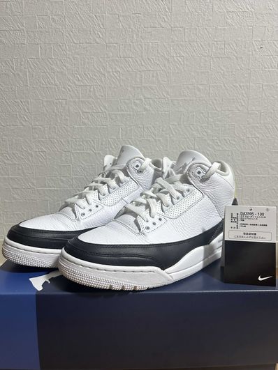 Fragment × Nike Air Jordan 3 "White/Black"