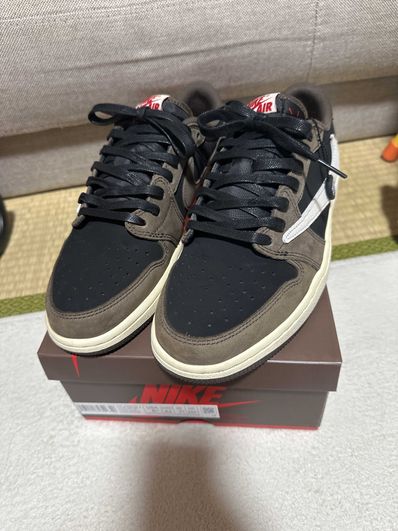 Travis Scott × Nike Air Jordan 1 Low OG SP-T "Black/Dark Mocha"