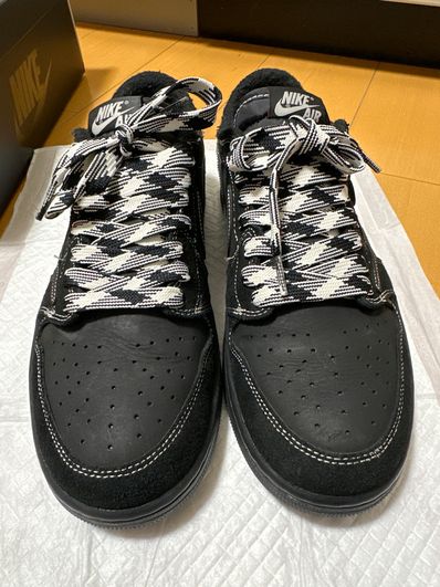 Travis Scott × Nike Air Jordan 1 Low OG SP "Black Phantom"