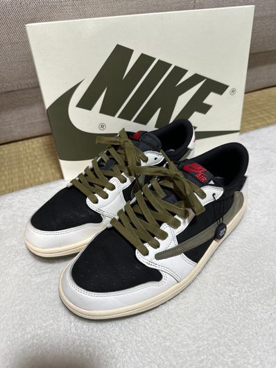 Travis Scott × Nike Women's Air Jordan 1 Low OG "Medium Olive"