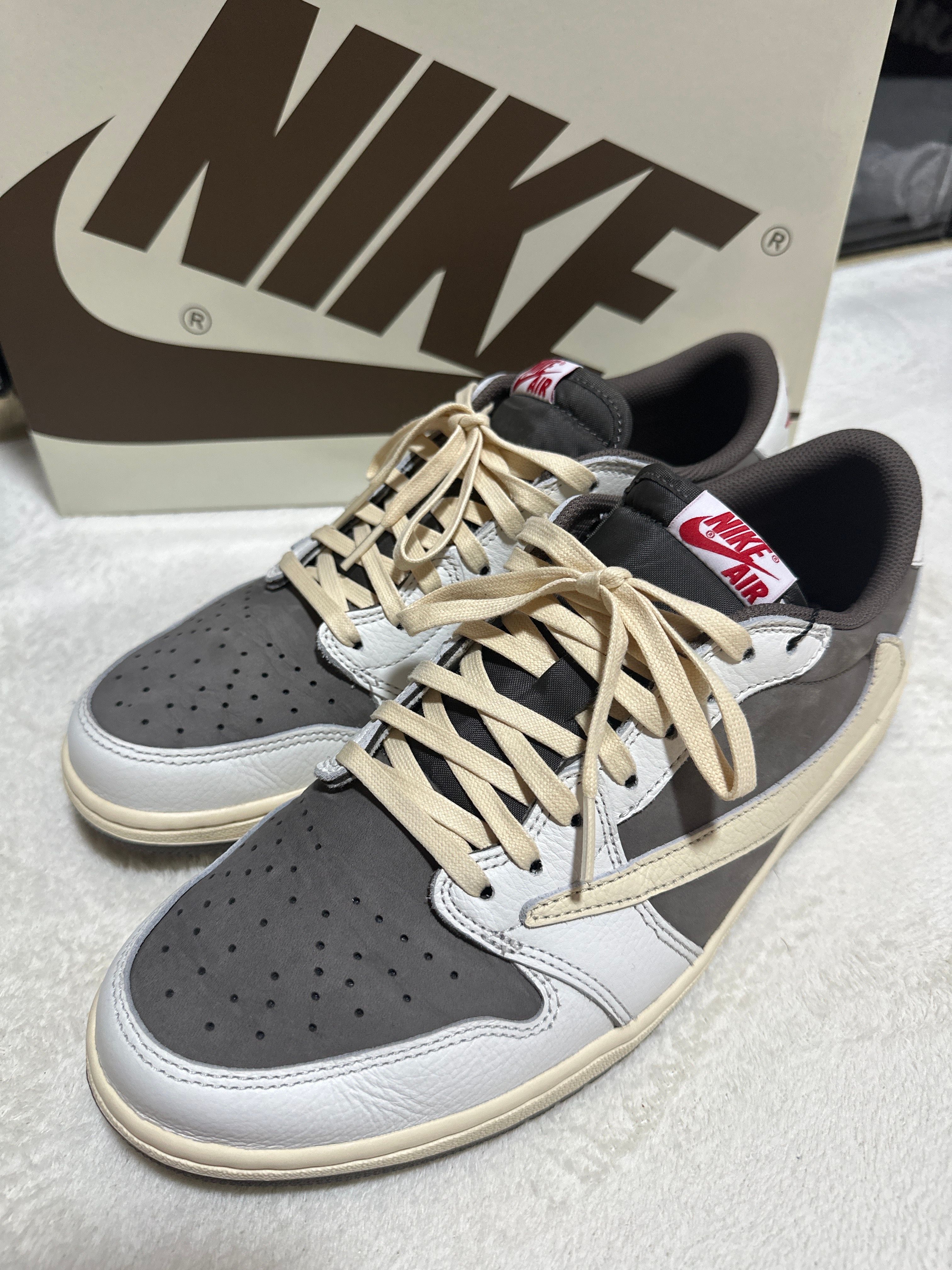 Travis Scott × Nike Air Jordan 1 Low OG SP "Reverse Mocha/Sail and Ridgerock"
