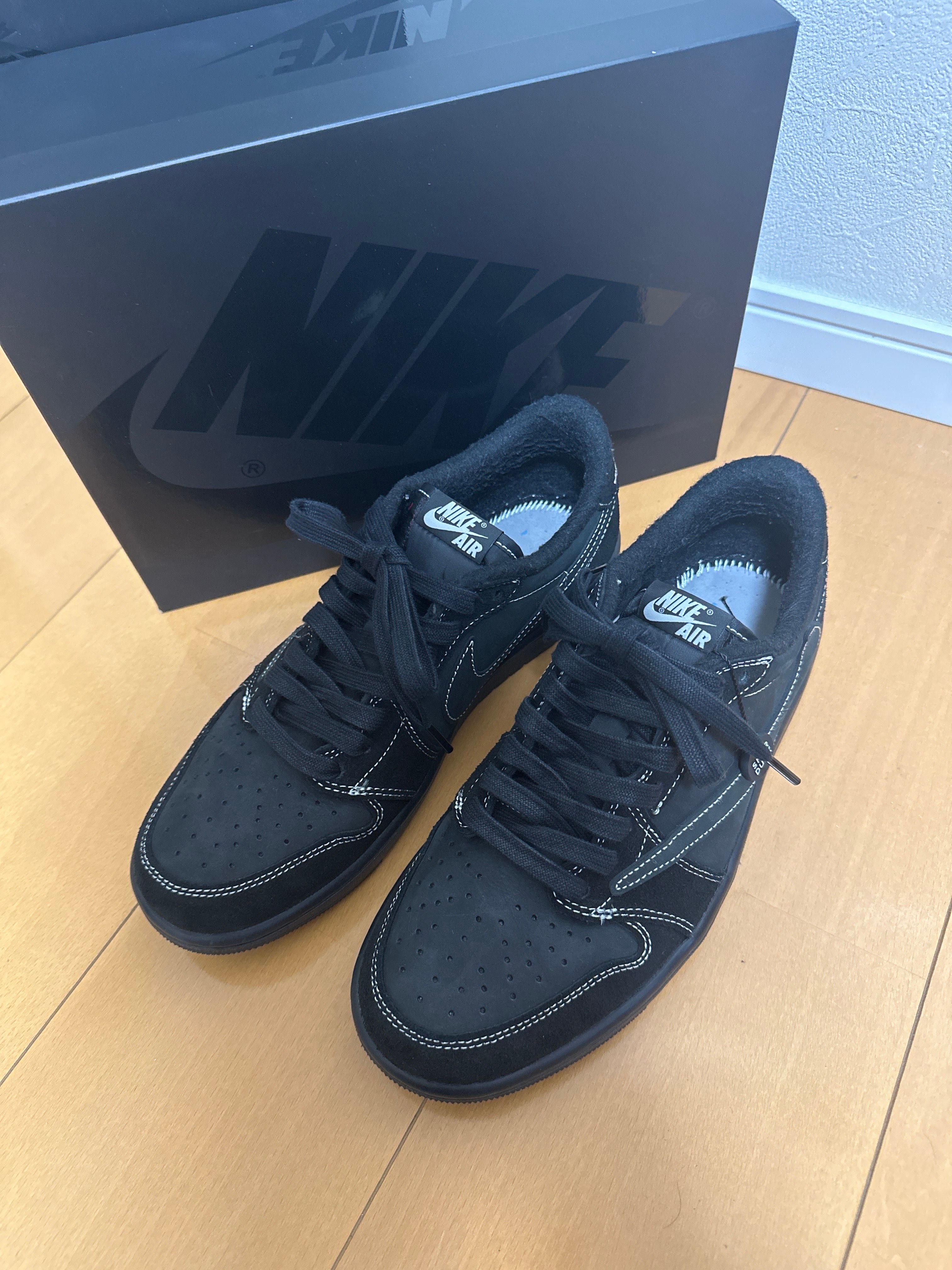 Travis Scott × Nike Air Jordan 1 Low OG SP "Black Phantom"