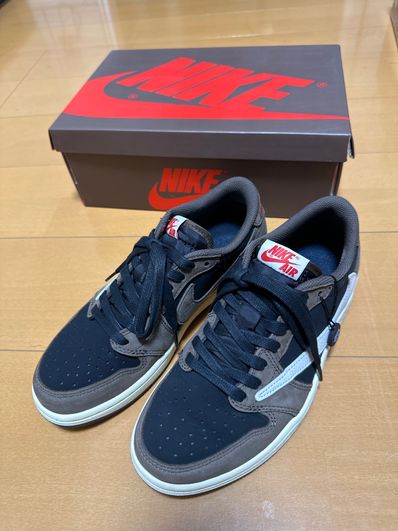 Travis Scott × Nike Air Jordan 1 Low OG SP-T "Black/Dark Mocha"