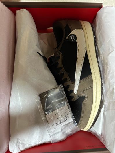 Travis Scott × Nike Air Jordan 1 Low OG SP-T "Black/Dark Mocha"