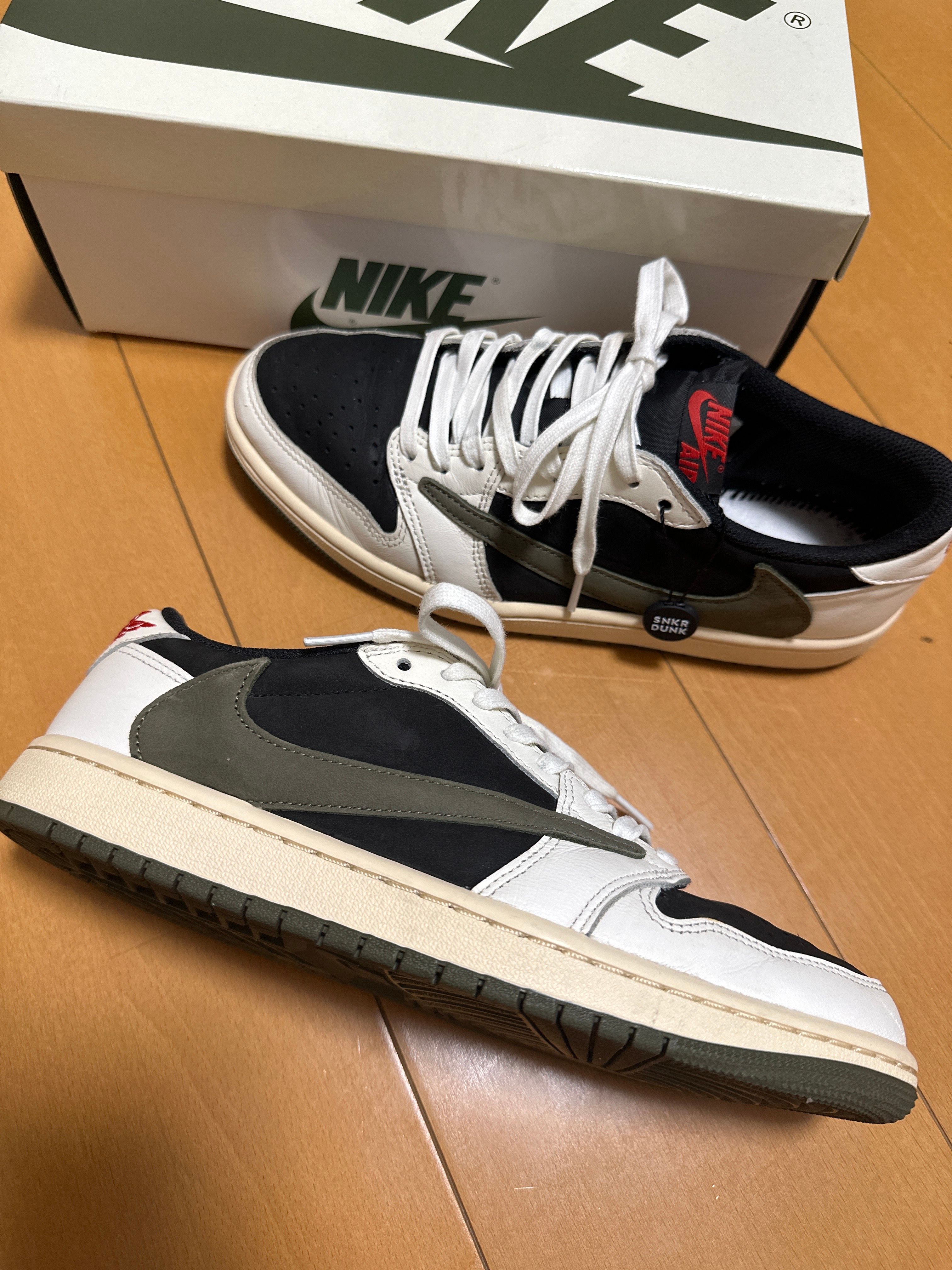 Travis Scott × Nike Women's Air Jordan 1 Low OG "Medium Olive"