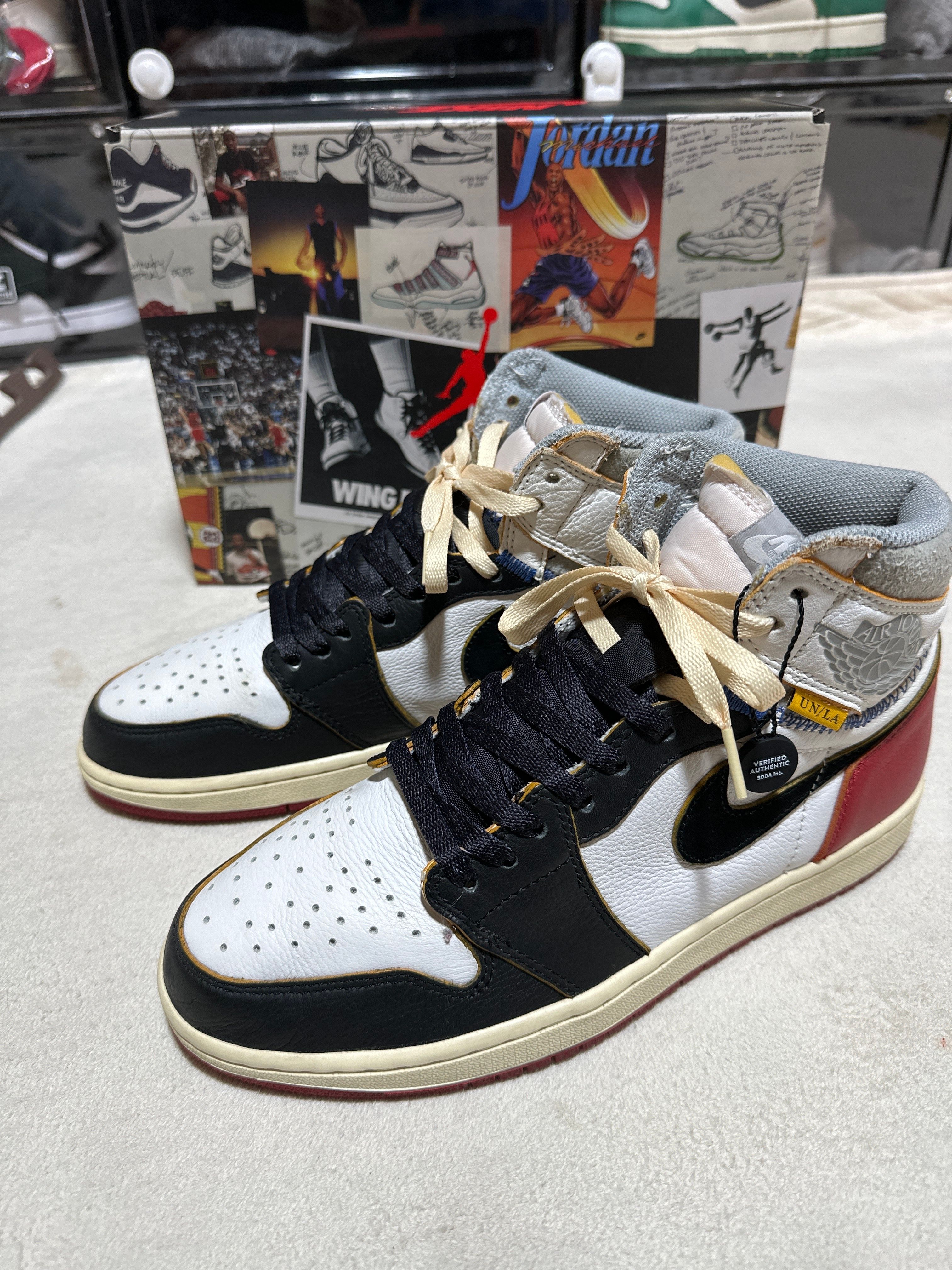 UNION × Nike Air Jordan 1 Retro High OG NRG "Varsity Red/Wolf Grey"