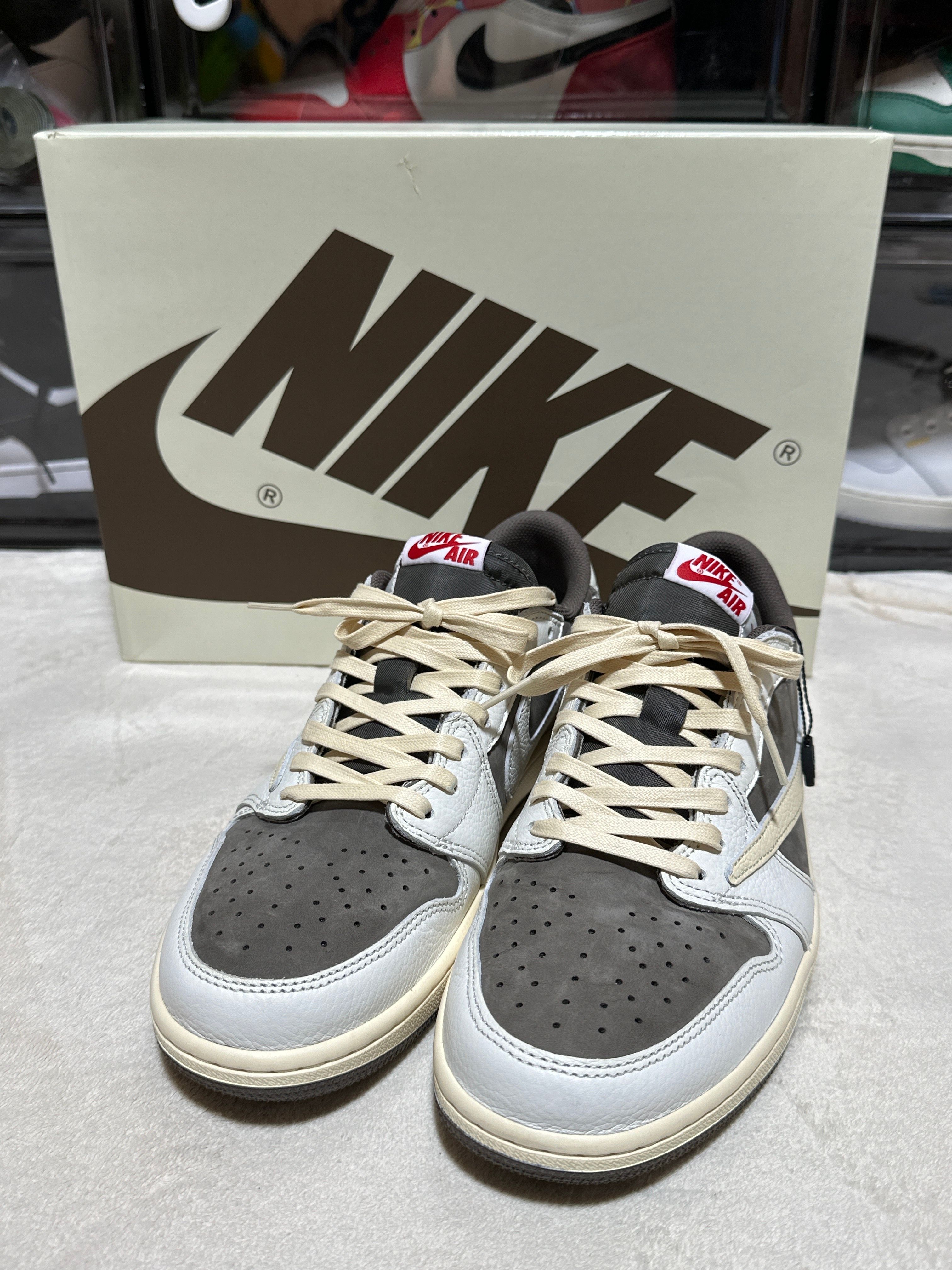 Travis Scott × Nike Air Jordan 1 Low OG SP "Reverse Mocha/Sail and Ridgerock"
