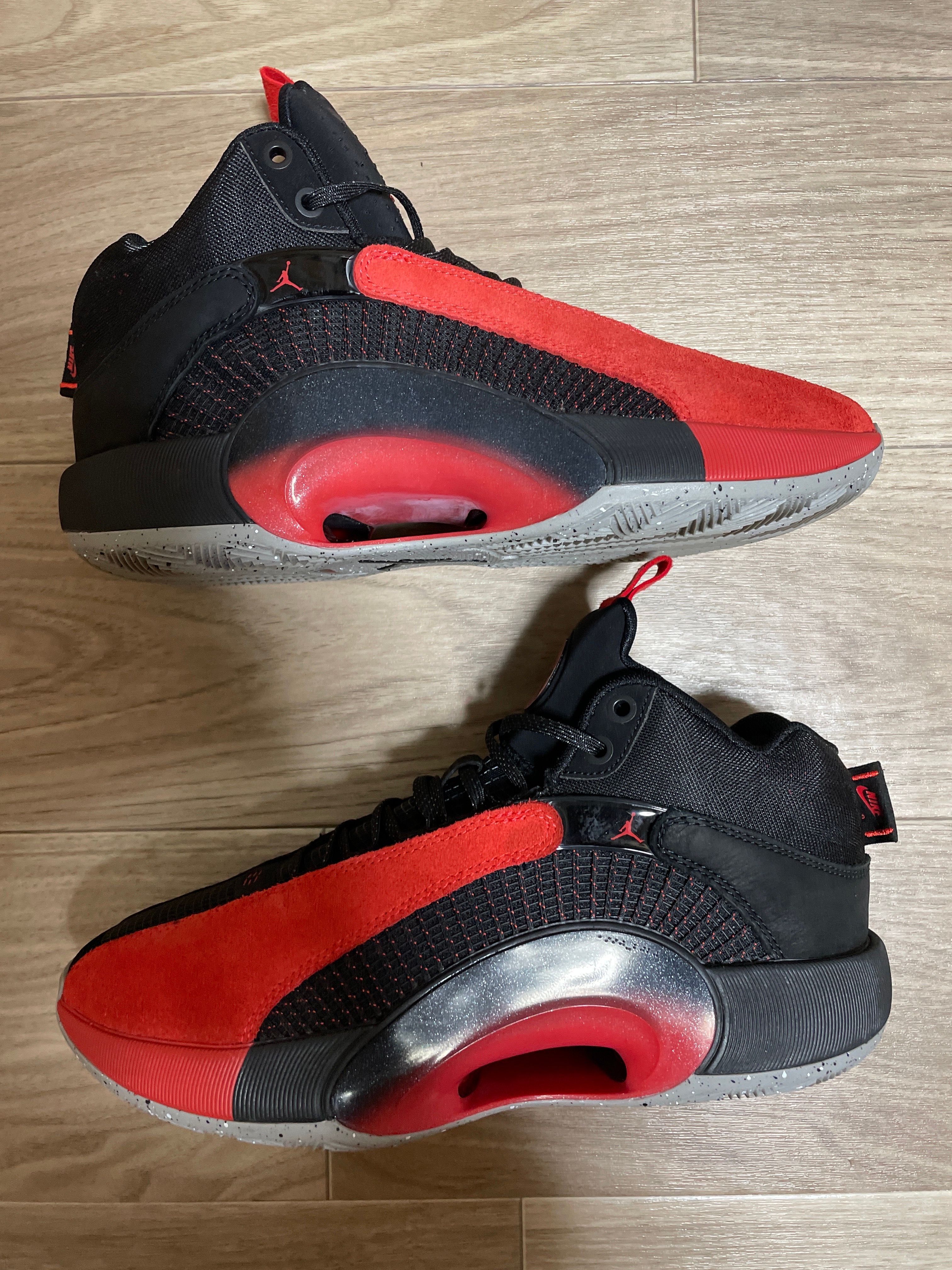 Nike Air Jordan XXXV Warrior "Black/University Red Cement Grey"