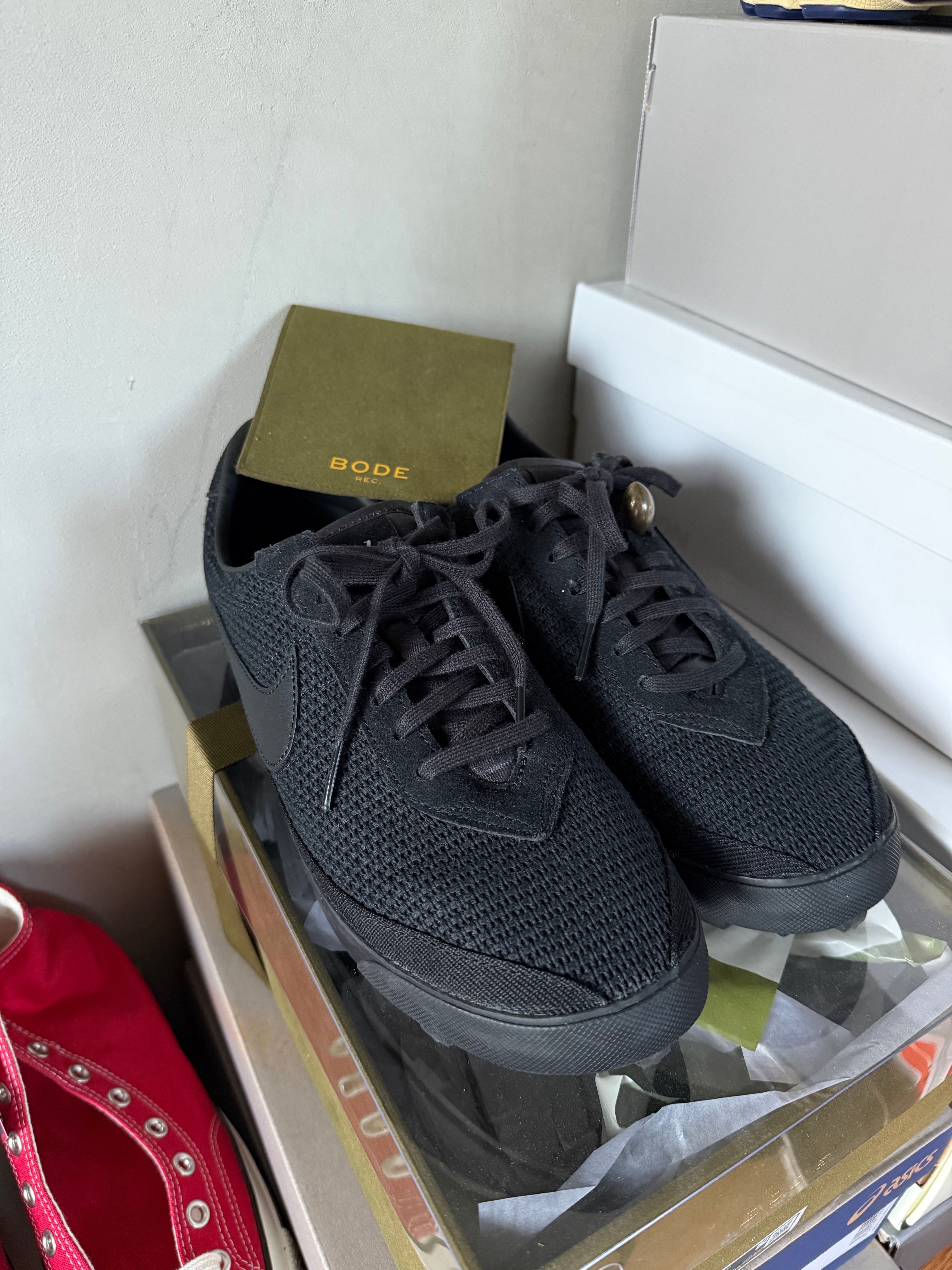 Bode × Nike Astro Grabber "Black/Coconut Milk"