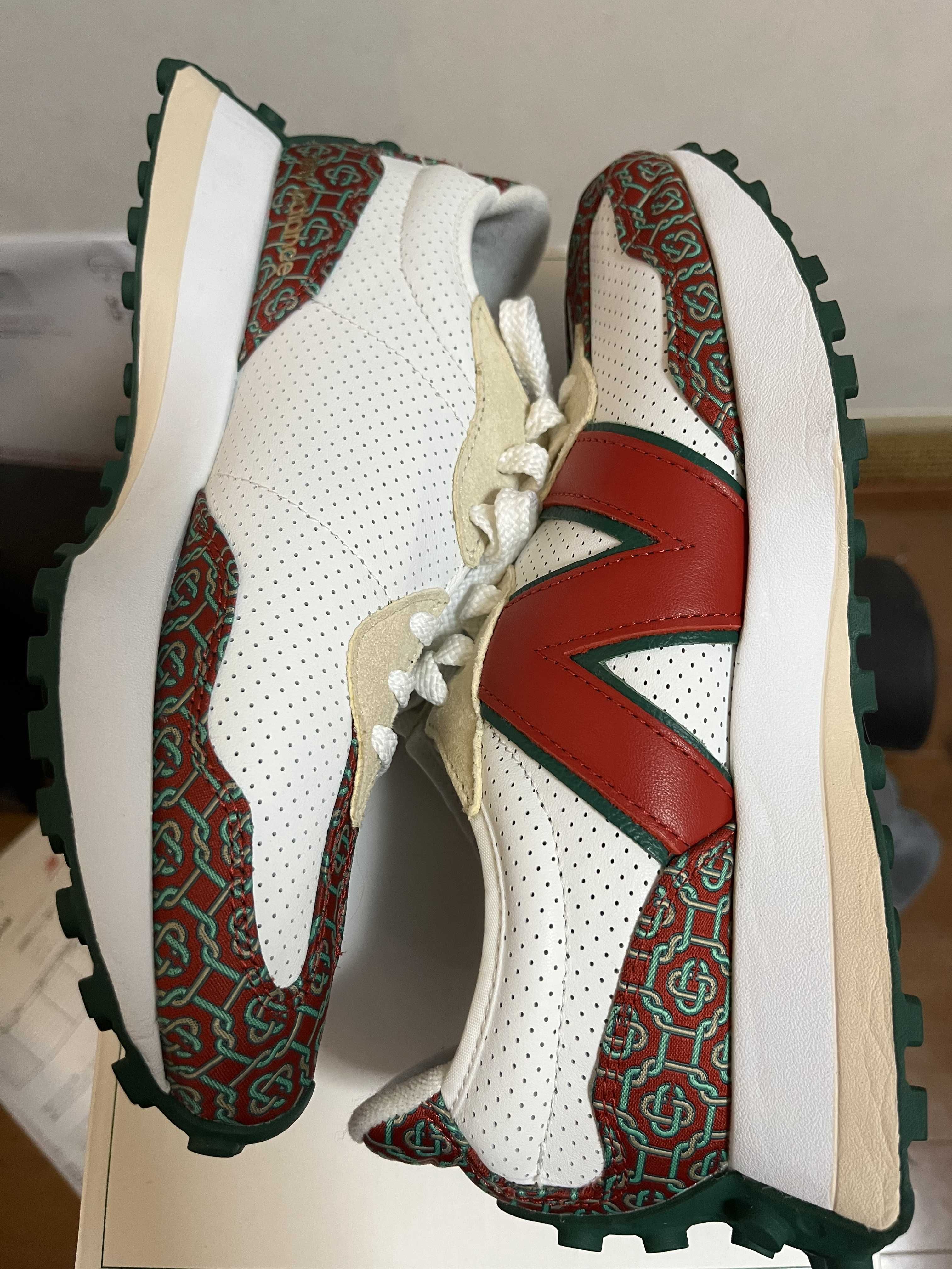 Casablanca × New Balance 327 "Red Monogram"