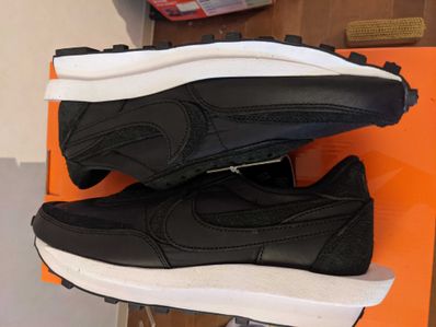 sacai × Nike LDV Waffle "Triple Black"