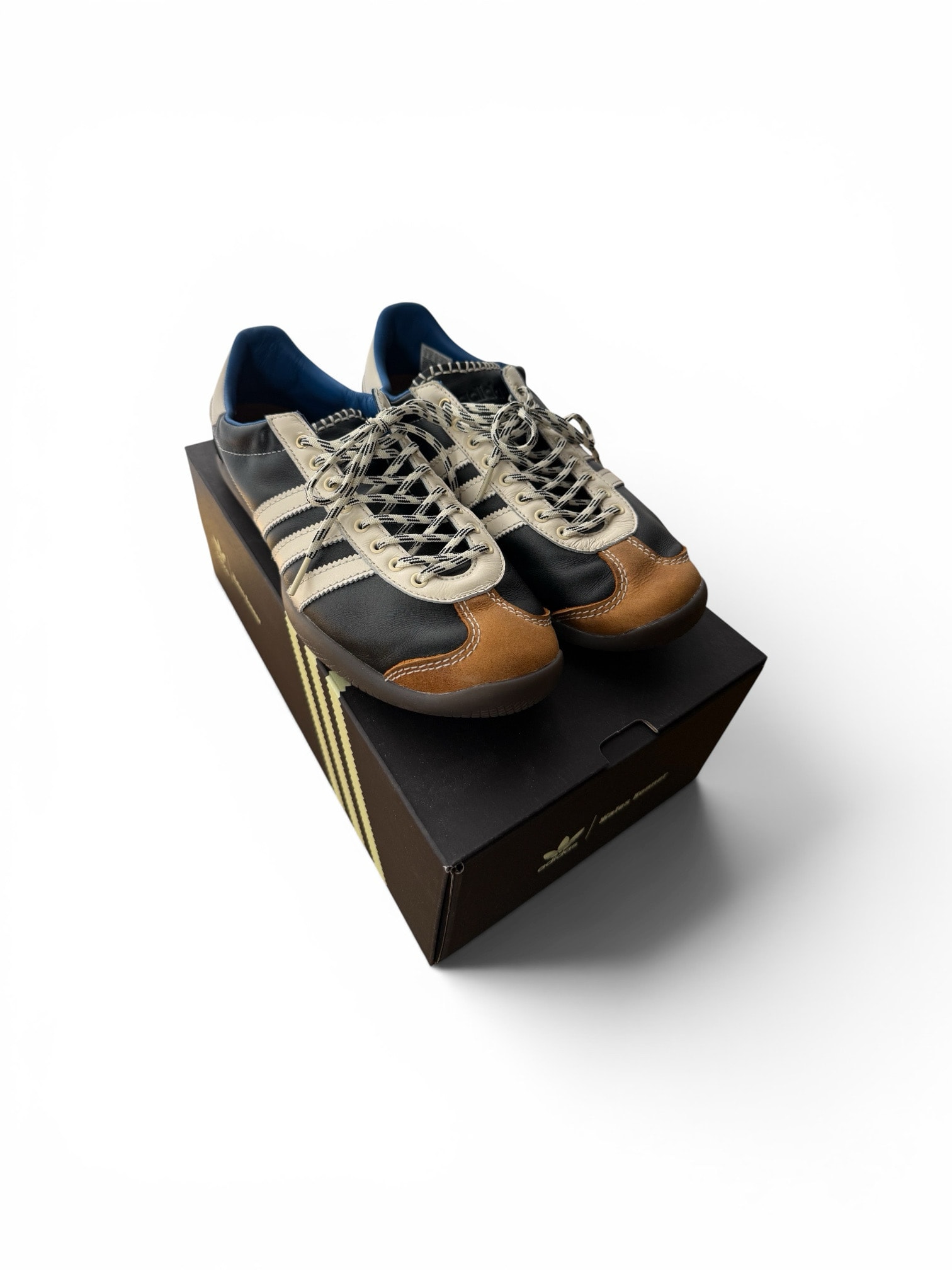 Wales Bonner × adidas Karintha "Core Black/Wonder White/Lush Blue"