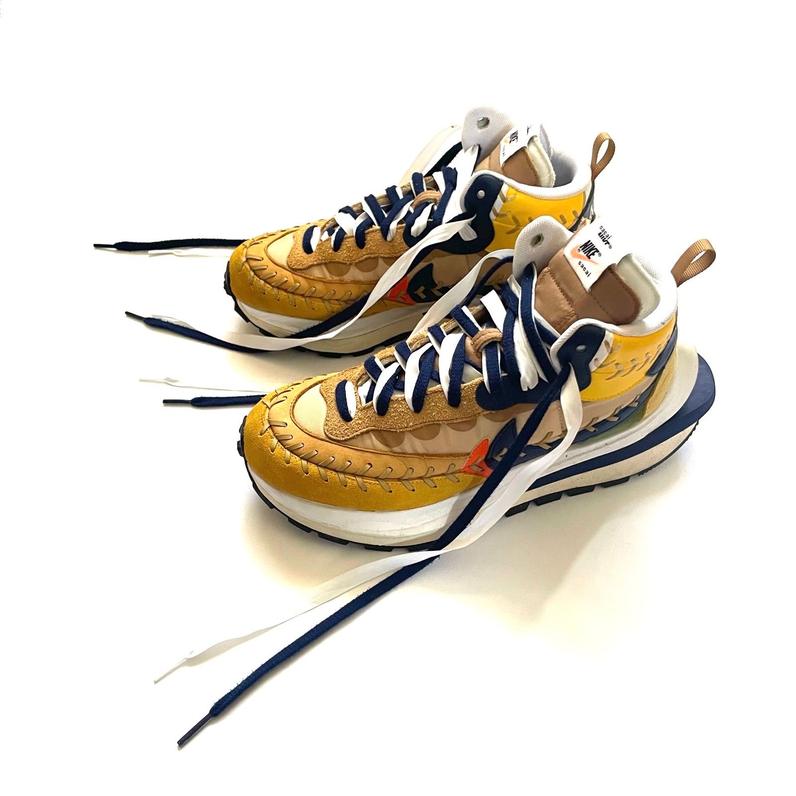 Jean-Paul Gaultier × sacai × Nike VaporWaffle "Sesame/Multi Color"