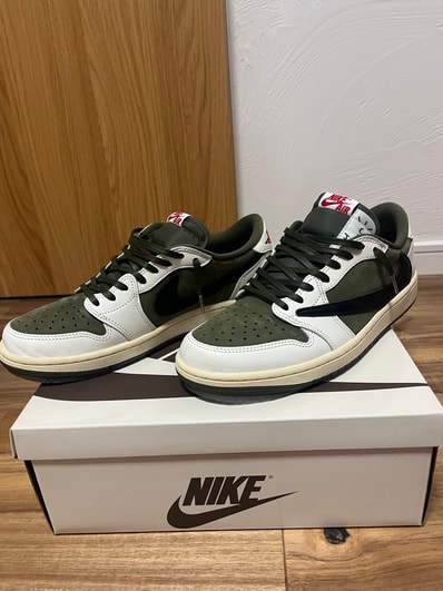 Travis Scott × Nike Air Jordan 1 Low OG SP "Reverse Olive"