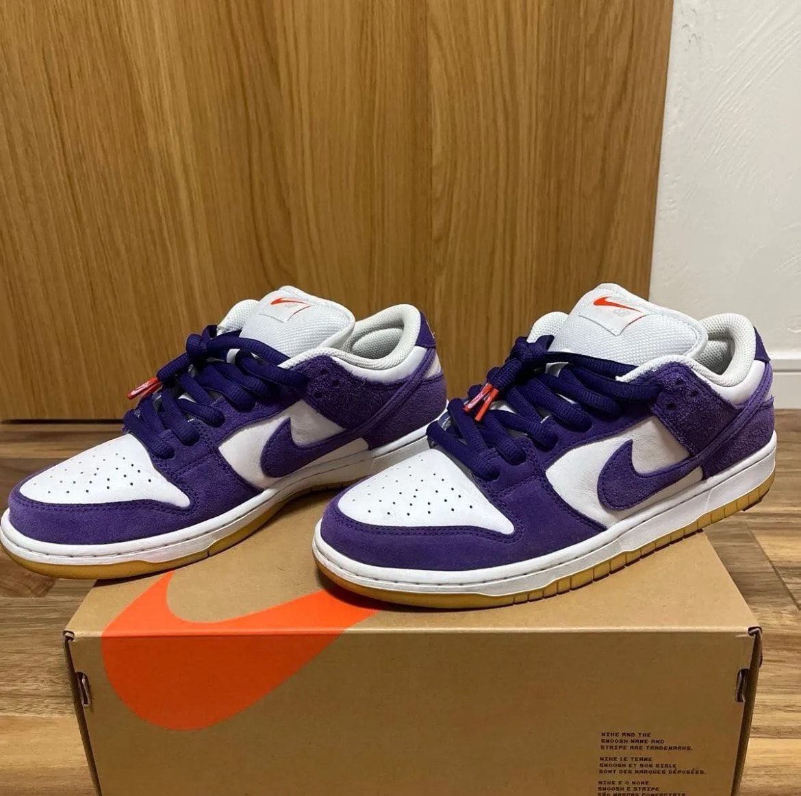 Nike SB Dunk Low Pro ISO Orange Label "Court Purple Gum"
