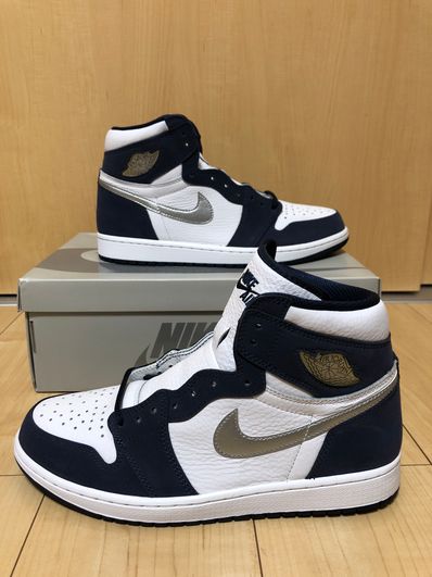 Nike Air Jordan 1 High OG CO.JP "White/Midnight Navy" (2020)(ブリーフケースなし)