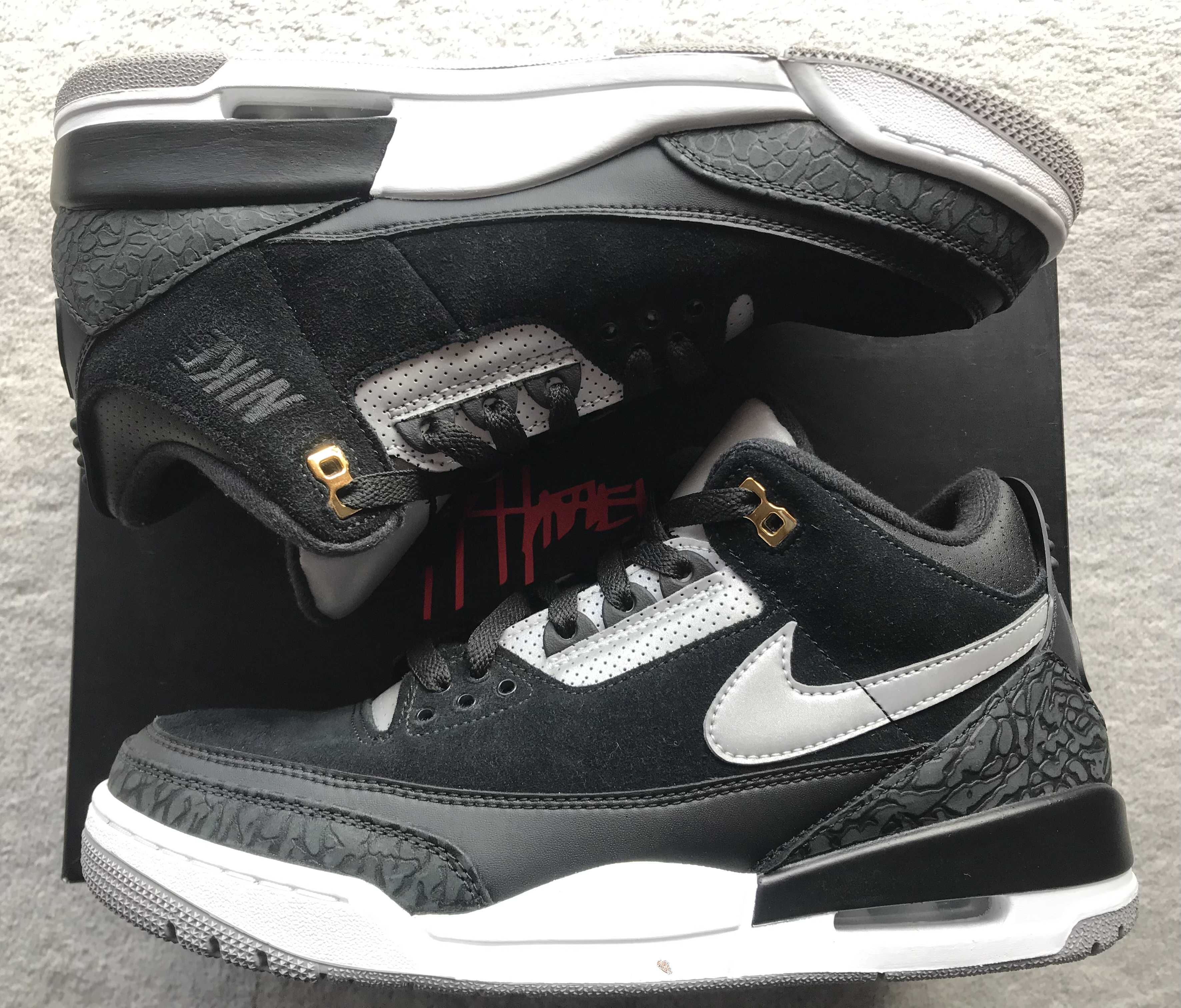 Nike Air Jordan 3 Retro Tinker "Black/Cement Grey"