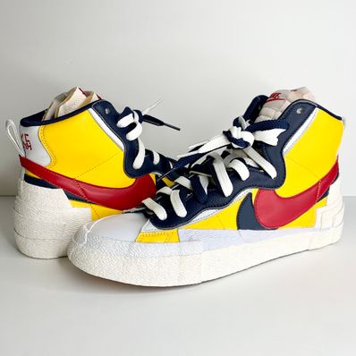 sacai × Nike Blazer Mid "Varsity Maize/Varsity Red"