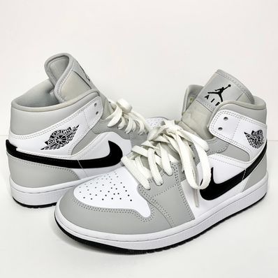 Nike Women's Air Jordan 1 Mid "Grey Fog/White/Black"