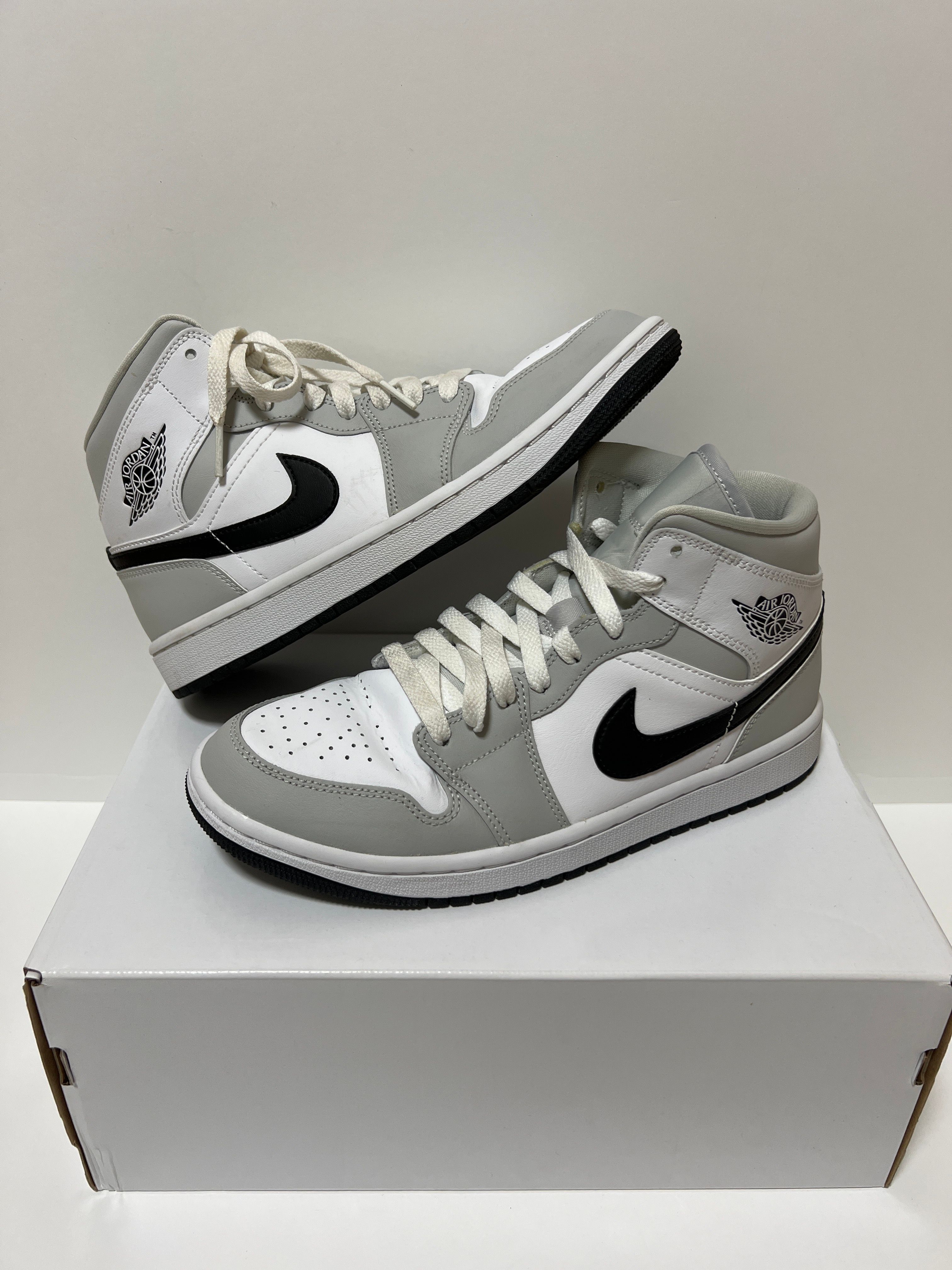 Nike Women's Air Jordan 1 Mid "Grey Fog/White/Black"