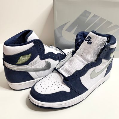 Nike Air Jordan 1 High OG CO.JP "White/Midnight Navy" (2020)(ブリーフケースなし)