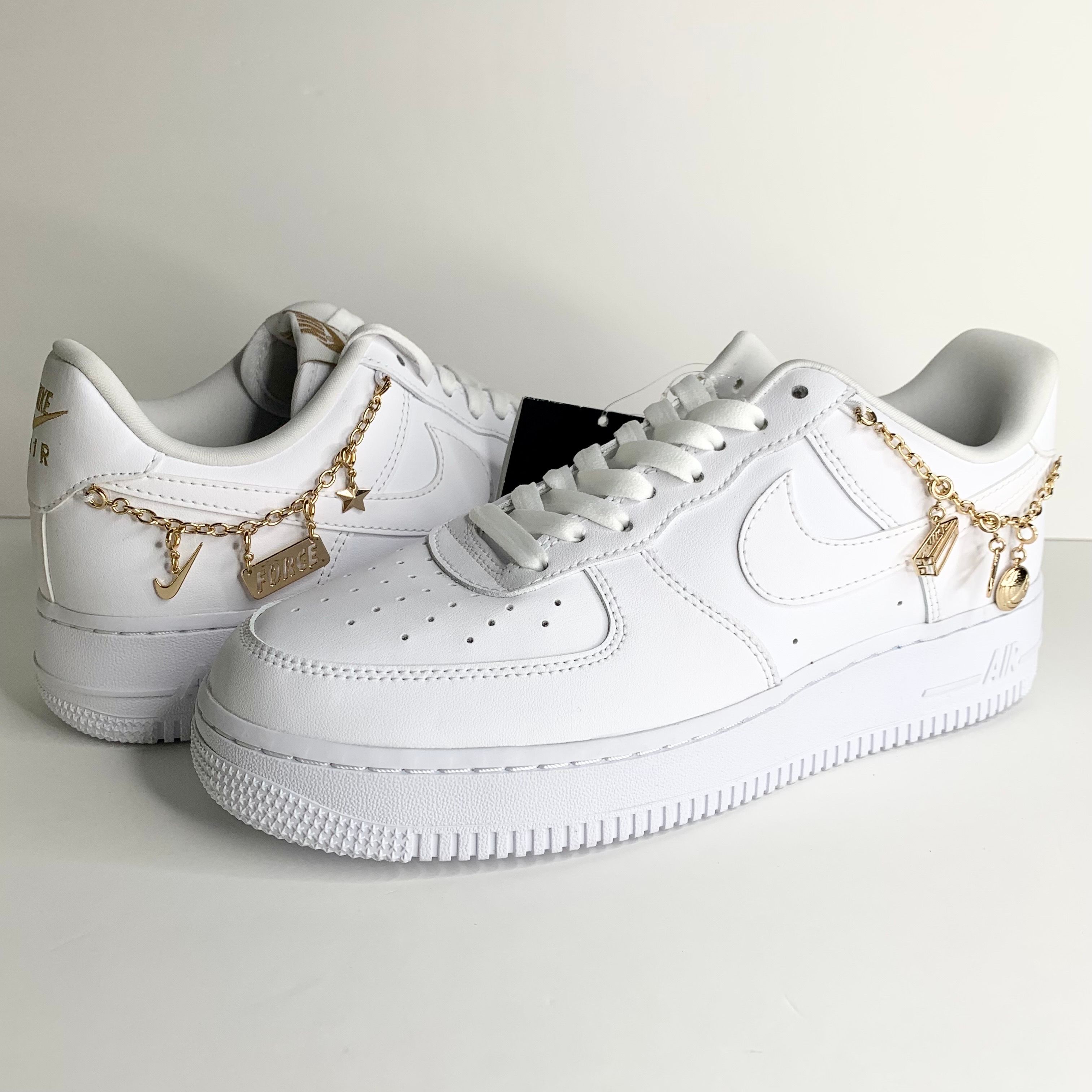 Nike Women's Air Force 1 Low "White Pendats"